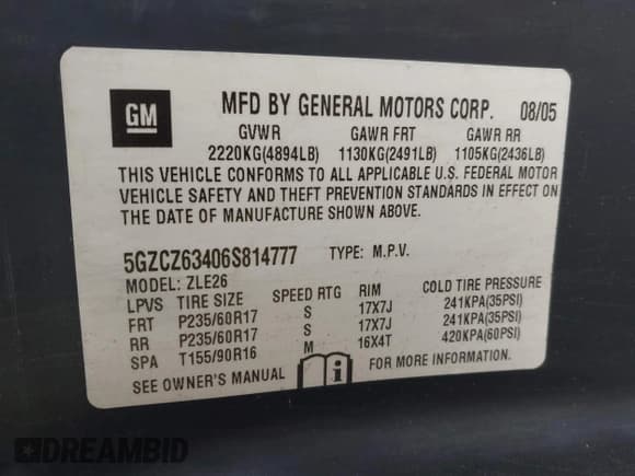 ✅ 2006 Saturn VUE • VIN: 5GZCZ63406S814777 • Lot: 41553242. Wystawiony na IAAI z przebiegiem 236 037 mil. Bezpłatny archiwum sprzedaży aukcyjnych z USA i szczegółowy raport historii pojazdu na DreamBid. Zdjęcie 9.