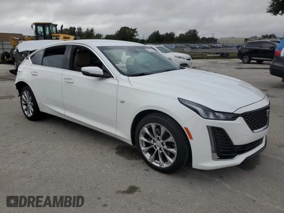 ✅ 2021 Cadillac CT5 Premium Luxury • VIN: 1G6DN5RKXM0144362 • Lot: 82373405. Wystawiony na Copart z przebiegiem 100 755 mil. Bezpłatny archiwum sprzedaży aukcyjnych z USA i szczegółowy raport historii pojazdu na DreamBid. Zdjęcie 4.