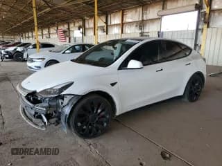✅ 2023 Tesla Model Y Performance • VIN: 7SAYGDEF8PF971703 • Lot: 92106115. Wystawiony na Copart z przebiegiem 16 507 mil. Bezpłatny archiwum sprzedaży aukcyjnych z USA i szczegółowy raport historii pojazdu na DreamBid. Zdjęcie 1.