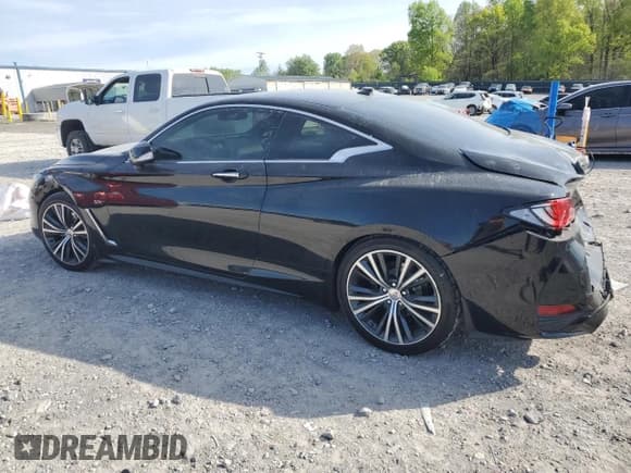 ✅ 2017 Infiniti Q60 Premium • VIN: JN1EV7EK6HM362612 • Lot: 53581005. Listed on Copart with 104,575 mi. Free auction sales archive from the USA and detailed vehicle history report at DreamBid. Image 2.