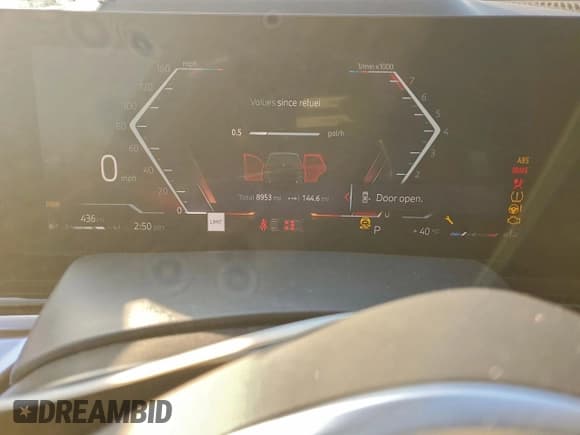 ✅ 2025 BMW X5 xDrive40i • VIN: 5UX23EU08S9Y76397 • Lot: 95428765. Listed on Copart with 8,953 mi. Free auction sales archive from the USA and detailed vehicle history report at DreamBid. Image 9.