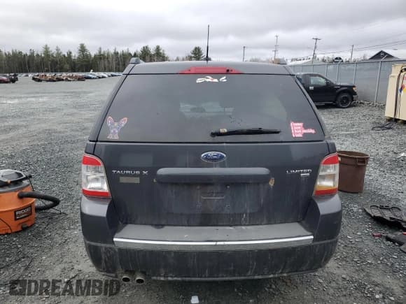 ✅ 2008 Ford Taurus X Limited • VIN: 1FMDK06W08GA05995 • Lot: 52852145. Listed on Copart with 298,356 mi. Free auction sales archive from the USA and detailed vehicle history report at DreamBid. Image 6.