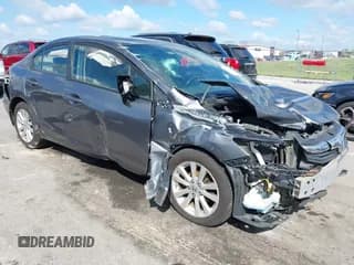 ✅ 2012 Honda Civic EX-L • VIN: 19XFB2F93CE037660 • Lot: 43300116. Listed on IAAI with 191,234 mi. Free auction sales archive from the USA and detailed vehicle history report at DreamBid. Image 1.