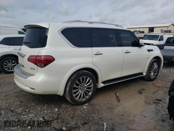 ✅ 2015 Infiniti QX80 • VIN: JN8AZ2NE7F9084613 • Лот: 54924915. Опубликован ранее на Copart с пробегом 135 866 миль. Бесплатный доступ к архиву аукционных продаж из США и подробный отчёт об истории автомобиля на DreamBid. Изображение 3.