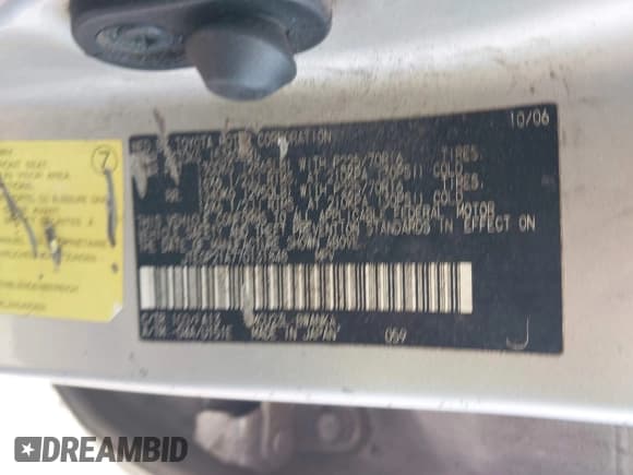 ✅ 2007 Toyota Highlander • VIN: JTEGP21A770131848 • Лот: 43654806. Опубликован ранее на IAAI с пробегом 316 639 миль. Бесплатный доступ к архиву аукционных продаж из США и подробный отчёт об истории автомобиля на DreamBid. Изображение 9.