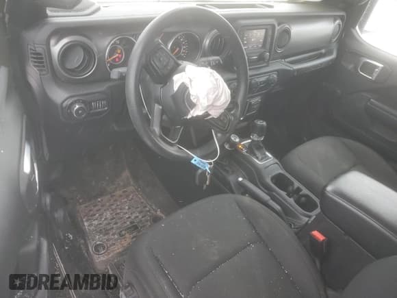 ✅ 2021 Jeep Wrangler Sport • VIN: 1C4GJXAN8MW856311 • Lot: 45948825. Listed on Copart with 16,550 mi. Free auction sales archive from the USA and detailed vehicle history report at DreamBid. Image 8.