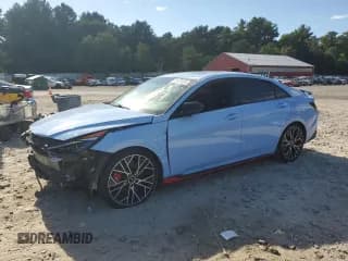 ✅ 2022 Hyundai Elantra • VIN: KMHLW4AK5NU007234 • Lot: 69576925. Listed on Copart with 63,838 mi. Free auction sales archive from the USA and detailed vehicle history report at DreamBid. Image 1.