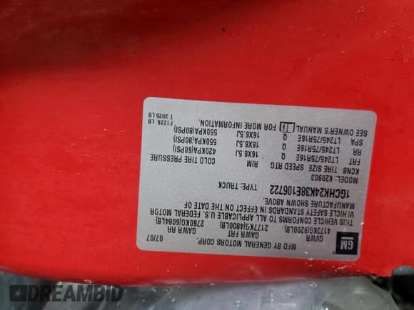 ✅ 2008 Chevrolet Silverado 2500HD 1LT • VIN: 1GCHK24K38E106722 • Лот: 93413225. Опубликован ранее на Copart с пробегом Не указан. Бесплатный доступ к архиву аукционных продаж из США и подробный отчёт об истории автомобиля на DreamBid. Изображение 12.