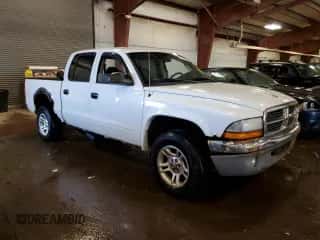 2004 Dodge Dakota SLT z VIN 1D7HG48N14S609085, wystawiony jako Copart lot #68557614 z przebiegiem Nie podano mil oraz Czysty tytuł • Clean title. Historia ofert i sprzedaży dostępna na DreamBid. Obrazek 4.