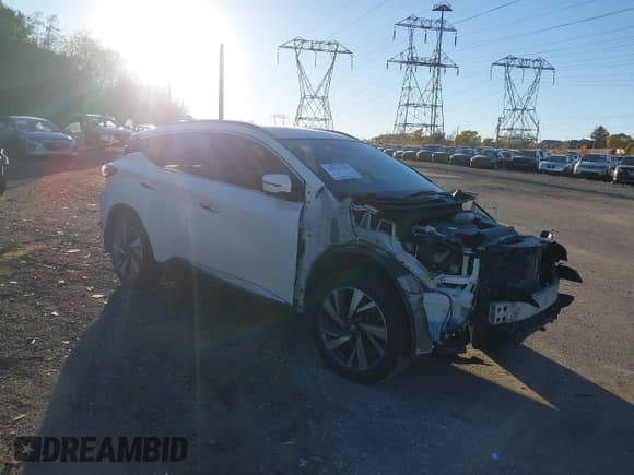 ✅ 2018 Nissan Murano SV • VIN: 5N1AZ2MH6JN108001 • Lot: 43625163. Listed on IAAI with Not provided. Free auction sales archive from the USA and detailed vehicle history report at DreamBid. Image 1.