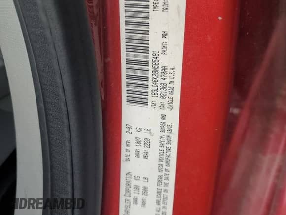 2008 Dodge Avenger SE с VIN 1B3LC46K28N585491, выставлен на аукционе Copart как лот 90846295 с пробегом 189 442 миль миль и Списание • Salvage title. История ставок и продаж доступна на DreamBid. Изображение 12.