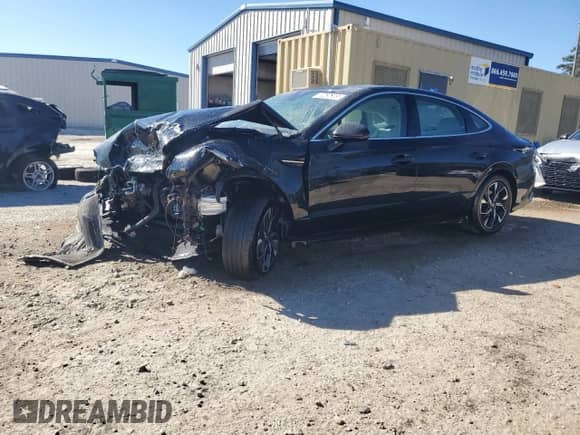 2025 Hyundai Sonata SEL with VIN KMHL64JA3SA436702, listed as a Copart auction lot 89636305 with 32,349 mi miles and Non repairable. Bid and sale history available at DreamBid. Image 1.