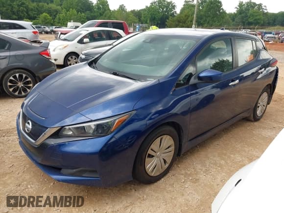 ✅ 2020 Nissan LEAF S • VIN: 1N4AZ1BP2LC311707 • Lot: 42368677. Listed on IAAI with 46,417 mi. Free auction sales archive from the USA and detailed vehicle history report at DreamBid. Image 2.