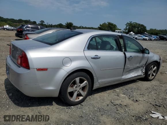 ✅ 2012 Chevrolet Malibu 1LT • VIN: 1G1ZC5E02CF383700 • Lot: 68556544. Listed on Copart with 83,495 mi. Free auction sales archive from the USA and detailed vehicle history report at DreamBid. Image 3.