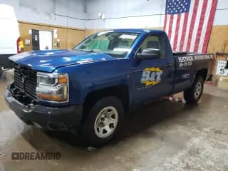✅ 2017 Chevrolet Silverado 1500 Work Truck • VIN: 1GCNKNEC7HZ135838 • Лот: 48383575. Опубликован ранее на Copart с пробегом 136 396 миль. Бесплатный доступ к архиву аукционных продаж из США и подробный отчёт об истории автомобиля на DreamBid. Изображение 1.