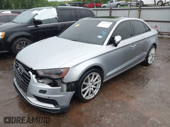 ✅ 2015 Audi A3 Premium • VIN: WAUACGFF9F1092399 • Lot: 42117258. Listed on IAAI with 107,892 mi. Free auction sales archive from the USA and detailed vehicle history report at DreamBid. Image 2.
