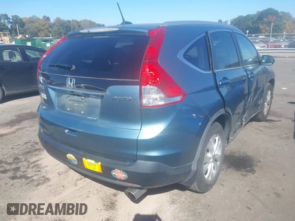 ✅ 2013 Honda CR-V EX-L • VIN: 5J6RM4H75DL053568 • Lot: 43521380. Listed on IAAI with 131,284 mi. Free auction sales archive from the USA and detailed vehicle history report at DreamBid. Image 4.
