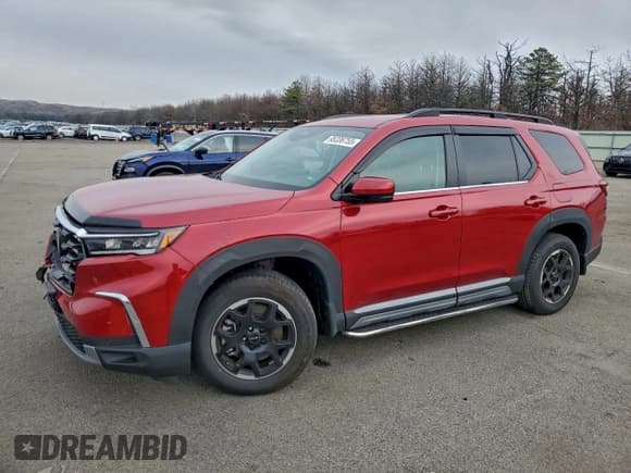 ✅ 2025 Honda Pilot EX-L • VIN: 5FNYG1H42SB043982 • Лот: 95336755. Опубликован ранее на Copart с пробегом Не указан. Бесплатный доступ к архиву аукционных продаж из США и подробный отчёт об истории автомобиля на DreamBid. Изображение 1.