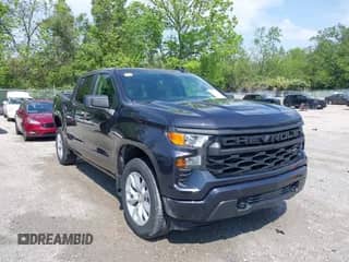 2023 Chevrolet Silverado 1500 Custom z VIN 3GCPDBEK3PG205472, wystawiony jako IAAI lot #42247937 z przebiegiem 24 654 mil mil oraz . Historia ofert i sprzedaży dostępna na DreamBid. Obrazek 1.