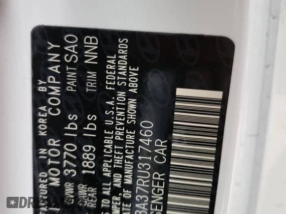 2024 Hyundai Venue SEL with VIN KMHRC8A37RU317460, listed as a Copart auction lot 74070514 with 6,817 mi miles and Salvage title. Bid and sale history available at DreamBid. Image 13.