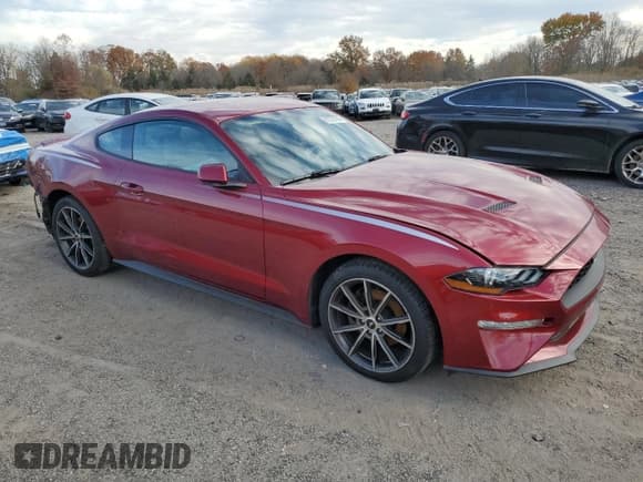 ✅ 2018 Ford Mustang EcoBoost • VIN: 1FA6P8TH7J5178410 • Lot: 91275165. Wystawiony na Copart z przebiegiem 25 542 mil. Bezpłatny archiwum sprzedaży aukcyjnych z USA i szczegółowy raport historii pojazdu na DreamBid. Zdjęcie 4.