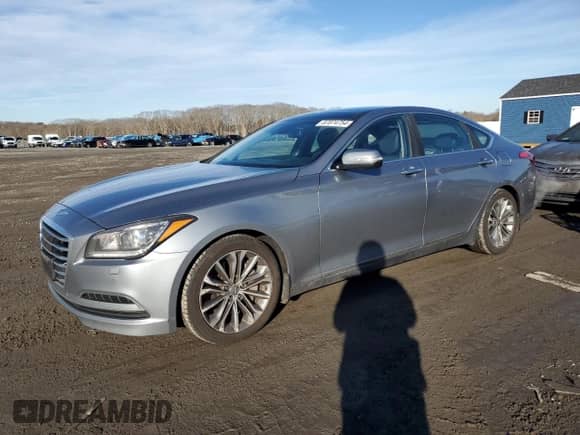 2015 Hyundai Genesis 3.8L z VIN KMHGN4JE8FU070277, wystawiony jako Copart lot #87074754 z przebiegiem 149 148 mil mil oraz Czysty tytuł • Clean title. Historia ofert i sprzedaży dostępna na DreamBid. Obrazek 1.