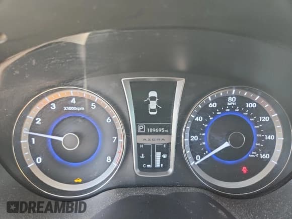 ✅ 2012 Hyundai Azera • VIN: KMHFH4JG0CA148973 • Лот: 91620795. Опубликован ранее на Copart с пробегом 189 695 миль. Бесплатный доступ к архиву аукционных продаж из США и подробный отчёт об истории автомобиля на DreamBid. Изображение 9.