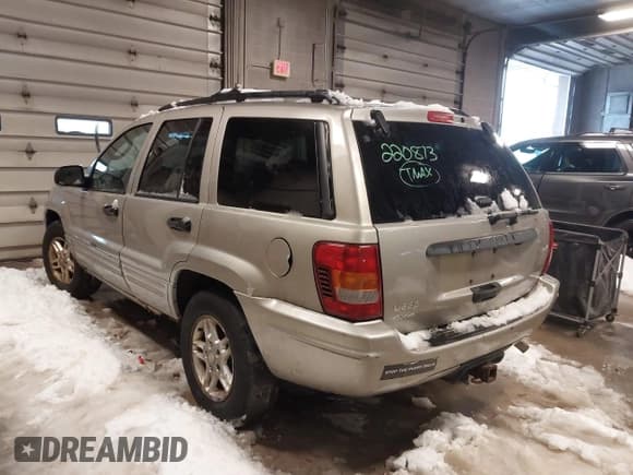 ✅ 2004 Jeep Grand Cherokee Laredo • VIN: 1J4GW48N24C220873 • Lot: 43705445. Listed on IAAI with 108,412 mi. Free auction sales archive from the USA and detailed vehicle history report at DreamBid. Image 3.