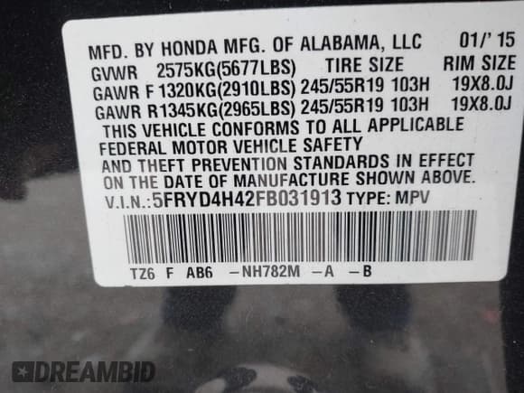 ✅ 2015 Acura MDX Technology • VIN: 5FRYD4H42FB031913 • Lot: 43650139. Wystawiony na IAAI z przebiegiem 174 056 mil. Bezpłatny archiwum sprzedaży aukcyjnych z USA i szczegółowy raport historii pojazdu na DreamBid. Zdjęcie 9.