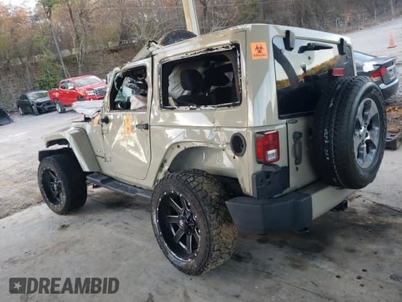✅ 2018 Jeep Wrangler Sahara • VIN: 1C4AJWBG8JL805856 • Lot: 84380974. Listed on Copart with Not provided. Free auction sales archive from the USA and detailed vehicle history report at DreamBid. Image 2.