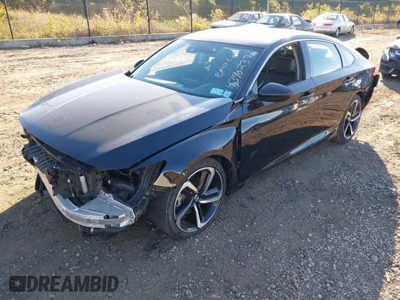 ✅ 2021 Honda Accord Sport SE • VIN: 1HGCV1F43MA021134 • Лот: 43490237. Опубликован ранее на IAAI с пробегом 56 153 миль. Бесплатный доступ к архиву аукционных продаж из США и подробный отчёт об истории автомобиля на DreamBid. Изображение 2.