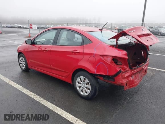 ✅ 2016 Hyundai Accent SE • VIN: KMHCT4AE8GU991114 • Lot: 43632725. Listed on IAAI with 107,958 mi. Free auction sales archive from the USA and detailed vehicle history report at DreamBid. Image 3.