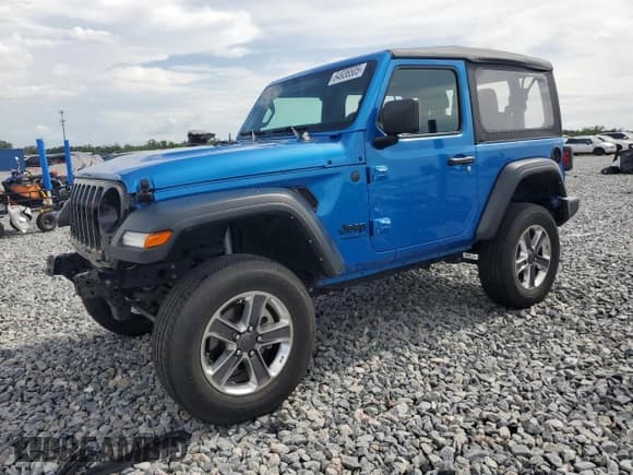 ✅ 2023 Jeep Wrangler Sport S • VIN: 1C4GJXAN4PW636667 • Lot: 64936505. Listed on Copart with 33,192 mi. Free auction sales archive from the USA and detailed vehicle history report at DreamBid. Image 1.
