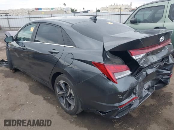 ✅ 2023 Hyundai Elantra Limited • VIN: 5NPLP4AG0PH114850 • Lot: 43432922. Listed on IAAI with 31,793 mi. Free auction sales archive from the USA and detailed vehicle history report at DreamBid. Image 3.