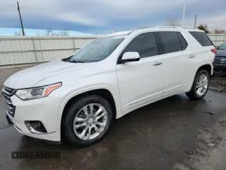 ✅ 2018 Chevrolet Traverse High Country • VIN: 1GNEVKKW6JJ174792 • Lot: 92317325. Listed on Copart with 164,595 mi. Free auction sales archive from the USA and detailed vehicle history report at DreamBid. Image 1.
