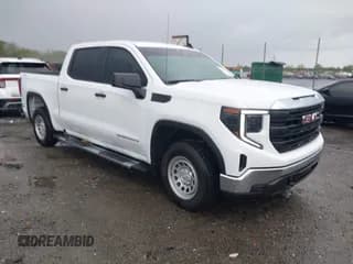 ✅ 2024 GMC Sierra 1500 Pro • VIN: 1GTPUAEK9RZ327024 • Лот: 41932089. Опубликован ранее на IAAI с пробегом 8 554 миль. Бесплатный доступ к архиву аукционных продаж из США и подробный отчёт об истории автомобиля на DreamBid. Изображение 1.