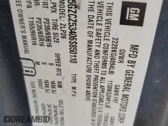 ✅ 2006 Saturn VUE • VIN: 5GZCZ53406S850110 • Lot: 71220374. Wystawiony na Copart z przebiegiem 147 273 mil. Bezpłatny archiwum sprzedaży aukcyjnych z USA i szczegółowy raport historii pojazdu na DreamBid. Zdjęcie 15.