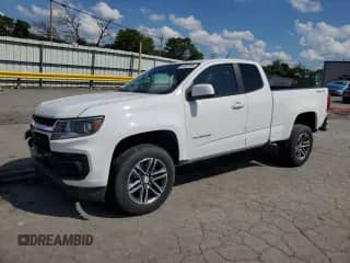 2021 Chevrolet Colorado 4WD Work Truck z VIN 1GCHTBENXM1157674, wystawiony jako Copart lot #64585255 z przebiegiem 32 883 mil mil oraz Szkoda całkowita • Salvage title. Historia ofert i sprzedaży dostępna na DreamBid. Obrazek 1.