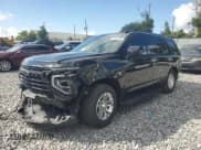 ✅ 2025 Chevrolet Tahoe RST • VIN: 1GNS6RRL6SR145851 • Лот: 82647005. Опубликован ранее на Copart с пробегом 10 784 миль. Бесплатный доступ к архиву аукционных продаж из США и подробный отчёт об истории автомобиля на DreamBid. Изображение 1.