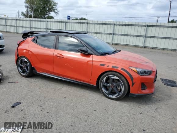 2019 Hyundai Veloster Turbo z VIN KMHTH6AB6KU018924, wystawiony jako Copart lot #78537984 z przebiegiem 57 656 mil mil oraz Szkoda całkowita • Salvage title. Historia ofert i sprzedaży dostępna na DreamBid. Obrazek 4.