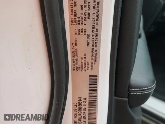 ✅ 2022 Jeep Grand Cherokee Altitude • VIN: 1C4RJJAG6N8608944 • Lot: 59976405. Wystawiony na Copart z przebiegiem 53 086 mil. Bezpłatny archiwum sprzedaży aukcyjnych z USA i szczegółowy raport historii pojazdu na DreamBid. Zdjęcie 12.