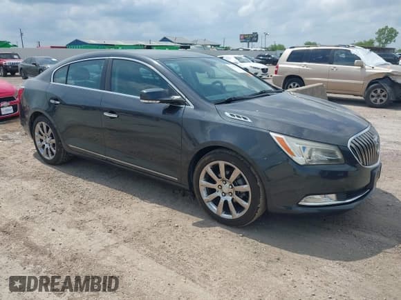 ✅ 2014 Buick LaCrosse Leather • VIN: 1G4GB5GR0EF194233 • Lot: 42147870. Wystawiony na IAAI z przebiegiem 95 921 mil. Bezpłatny archiwum sprzedaży aukcyjnych z USA i szczegółowy raport historii pojazdu na DreamBid. Zdjęcie 1.
