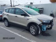 ✅ 2018 Ford Escape S • VIN: 1FMCU0F76JUA99595 • Lot: 42369434. Listed on IAAI with 19,207 mi. Free auction sales archive from the USA and detailed vehicle history report at DreamBid. Image 1.