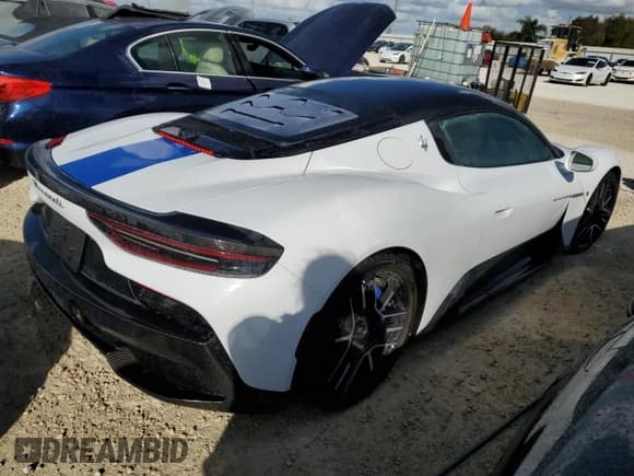 ✅ 2023 Maserati MC20 • VIN: ZAMBMRAB5P0413183 • Lot: 75189174. Listed on Copart with Not provided. Free auction sales archive from the USA and detailed vehicle history report at DreamBid. Image 3.