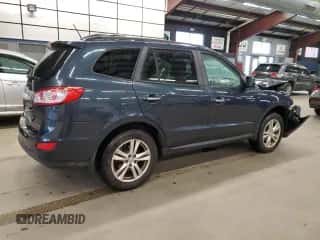 2012 Hyundai Santa Fe Limited z VIN 5XYZK3AB7CG141455, wystawiony jako Copart lot #75635924 z przebiegiem 122 165 mil mil oraz Szkoda całkowita • Salvage title. Historia ofert i sprzedaży dostępna na DreamBid. Obrazek 3.