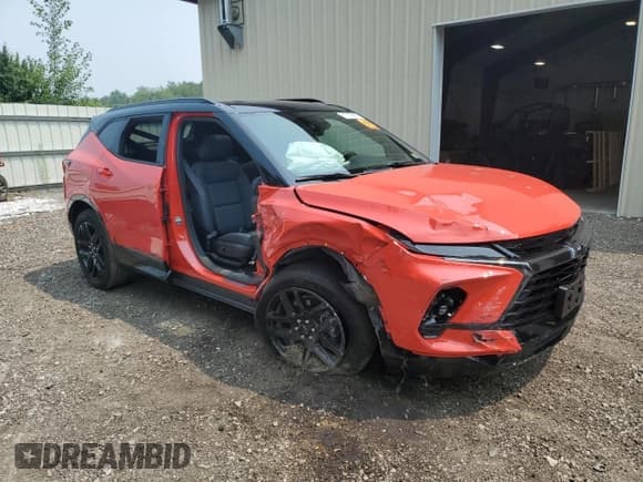 ✅ 2025 Chevrolet Blazer RS • VIN: 3GNKBKRS7SS170281 • Lot: 67539885. Listed on Copart with 2,531 mi. Free auction sales archive from the USA and detailed vehicle history report at DreamBid. Image 4.