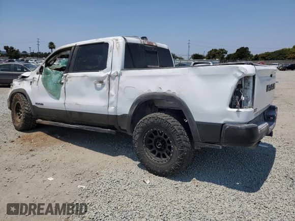 2020 Ram 1500 Rebel с VIN 1C6RRELT8LN229475, выставлен на аукционе Copart как лот 63426975 с пробегом 157 865 миль миль и Списание • Salvage title. История ставок и продаж доступна на DreamBid. Изображение 2.