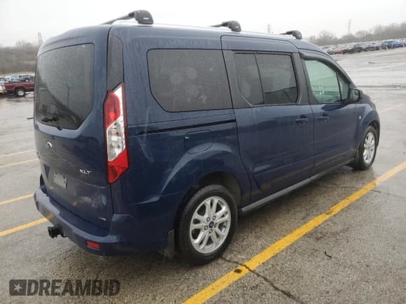 ✅ 2020 Ford Transit Connect XLT • VIN: NM0GE9F24L1471321 • Lot: 53403925. Listed on Copart with 198,056 mi. Free auction sales archive from the USA and detailed vehicle history report at DreamBid. Image 3.
