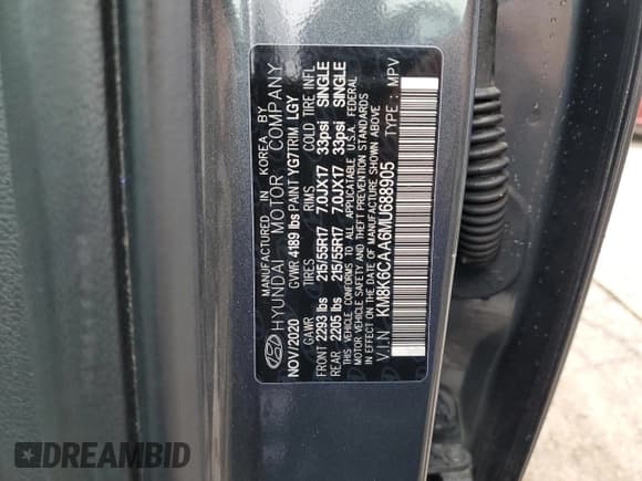 ✅ 2021 Hyundai Kona SEL Plus • VIN: KM8K6CAA6MU688905 • Лот: 70879684. Опубликован ранее на Copart с пробегом 29 911 миль. Бесплатный доступ к архиву аукционных продаж из США и подробный отчёт об истории автомобиля на DreamBid. Изображение 12.