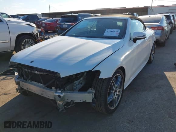 ✅ 2018 Mercedes-Benz E 400 • VIN: WDD1K6FB6JF036418 • Lot: 43416936. Listed on IAAI with 92,671 mi. Free auction sales archive from the USA and detailed vehicle history report at DreamBid. Image 2.